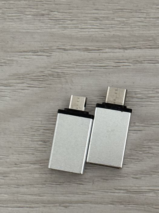 Adapter przejściówka usb C micro Usb 2 szt zestaw