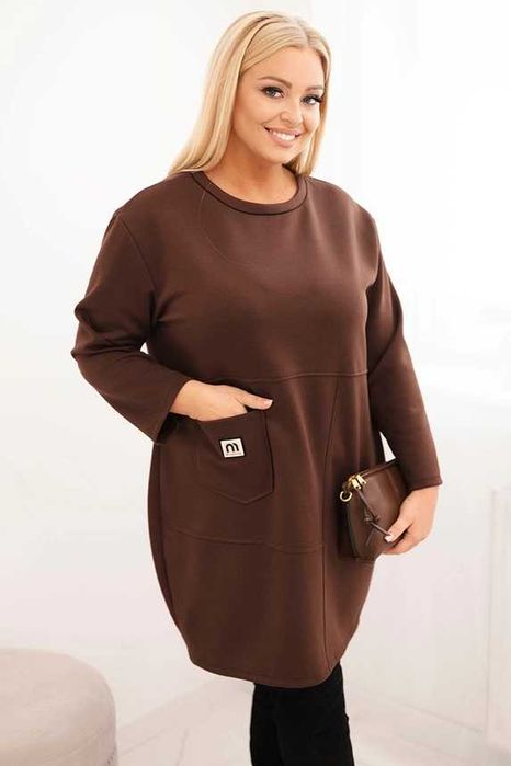 Sukienki Plus Size masełkowe wiskoza kolory