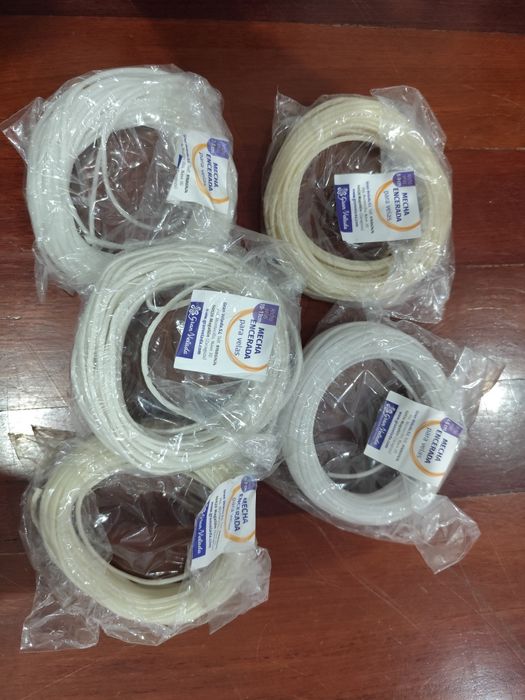 Materiais para velas