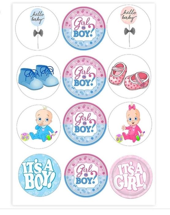 Wydruk jadalny cukrowy A4 Włoski papier opłatek Babyshower