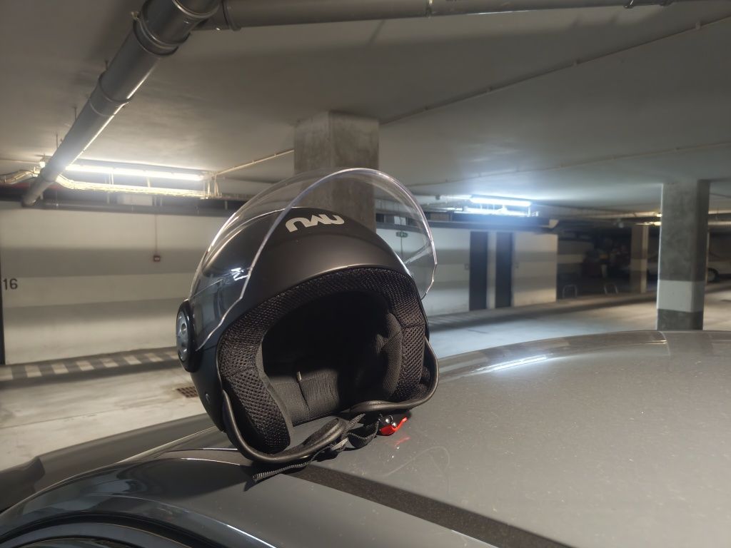 Capacetes nau modelar, nau aberto e MT Helmet