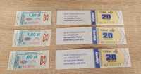 Bilety MZK Tychy - zestaw 9 sztuk