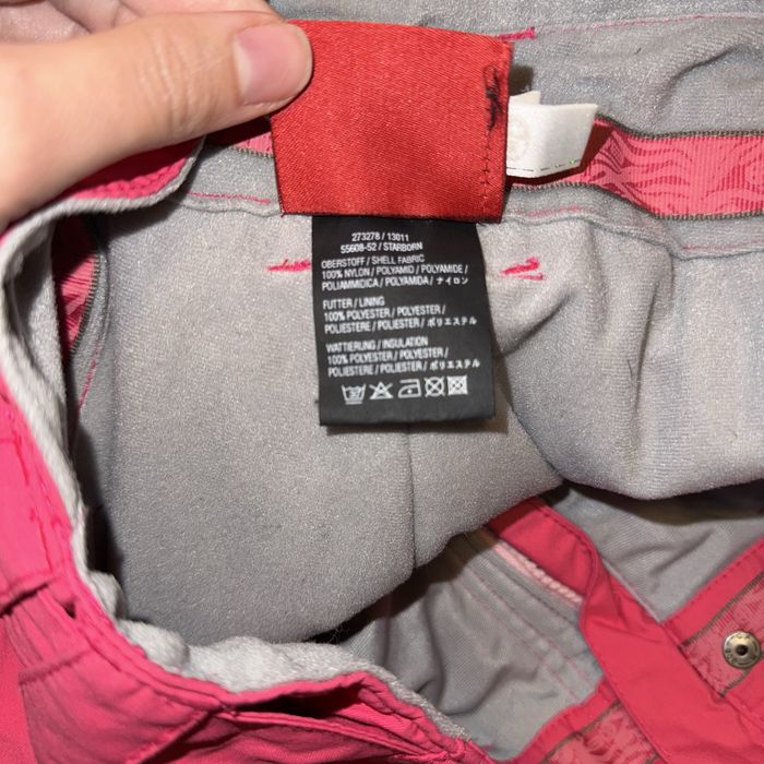 Яскраві рожеві/малинові Лижні/Сноубордичні штани Plusminus M