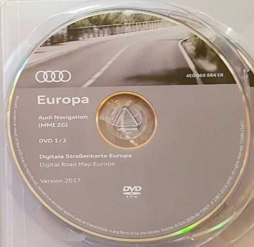 DVD / CD AUDI - Atualização GPS / Navegação