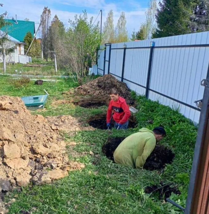 Септик із бетонних кілець, вигрібна яма, каналізація під ключ. УК105