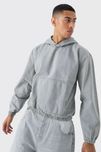 Boohoo джинсова худі куртка анорак р L, XL