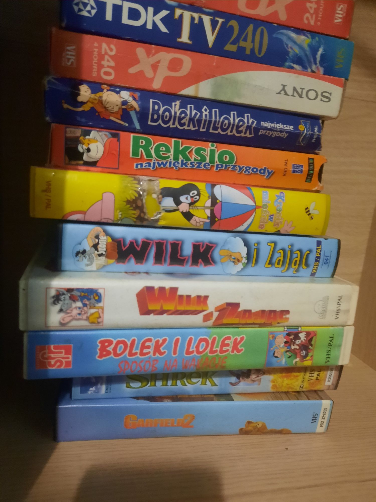 Kasety VHS okazja bajki .