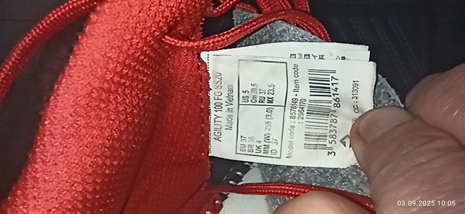 Футбольні бутси Decathlon kripsta , 24 см