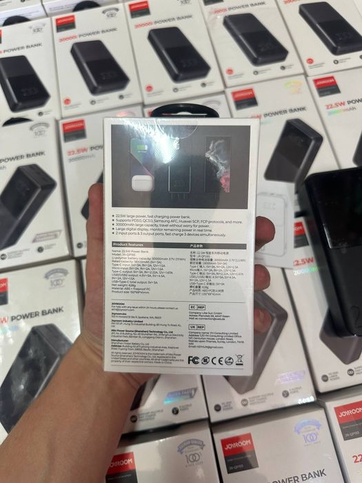 PowerBank Joyroom опт 10000 / 20000 / 30000 mAh швидка зарядка
