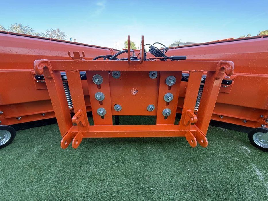 Składany Pług Do Śniegu Komunalny Ciężki Mocowanie 2w1 lub ładowarka