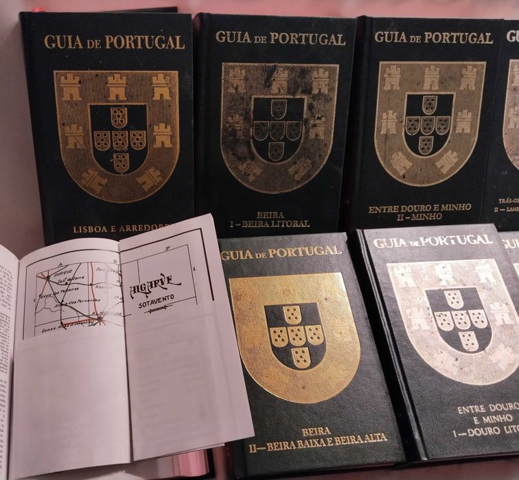 Guia de Portugal •  Gulbenkian • Completa! • 8 Volumes