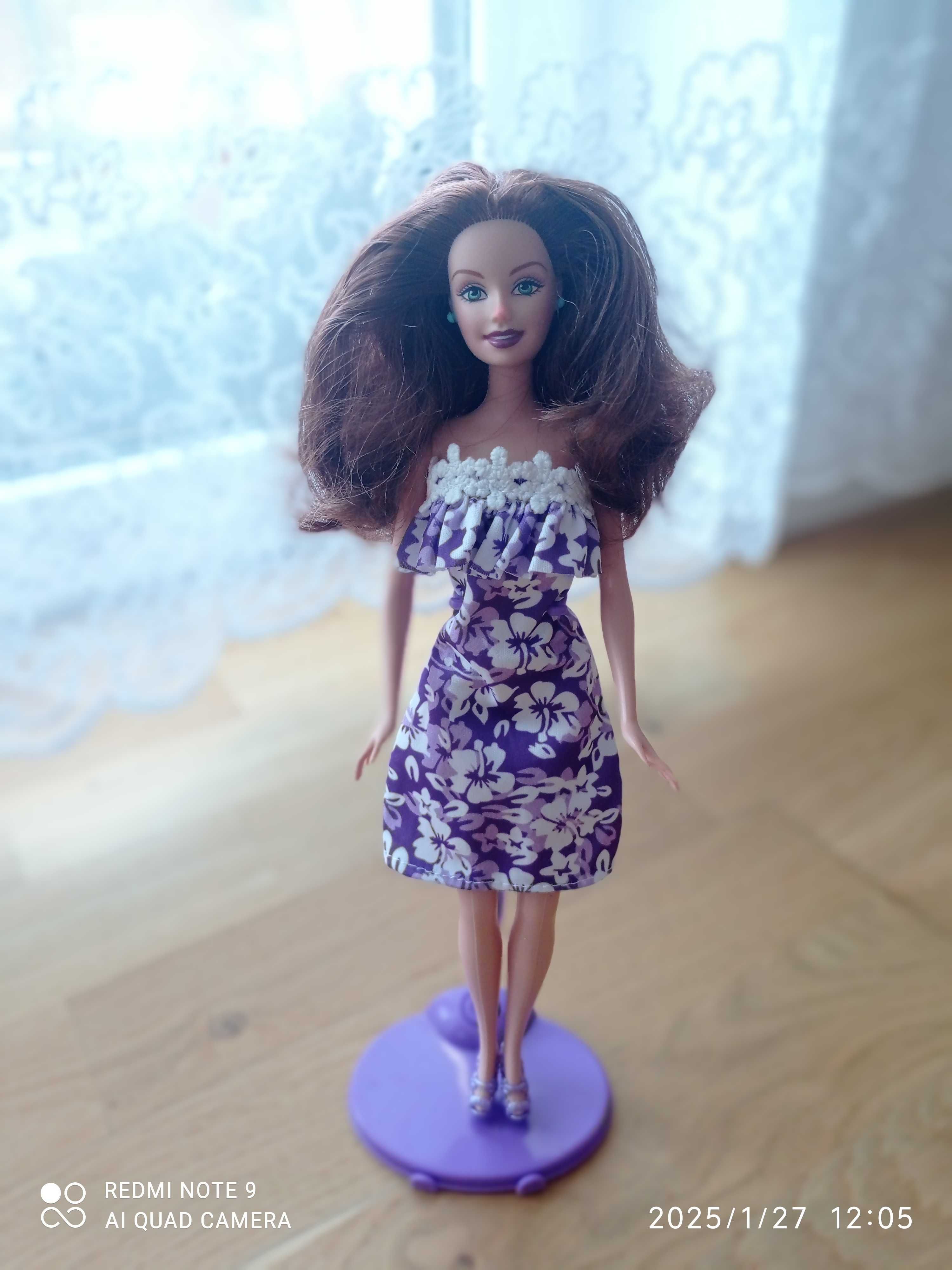 Ubranka dla Barbie - sukienka i buciki