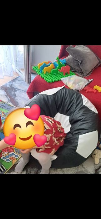 pilka XXL pufa Agata Meble