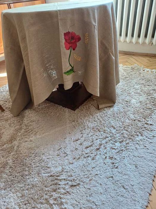 Duży obrus,serwta lniana.