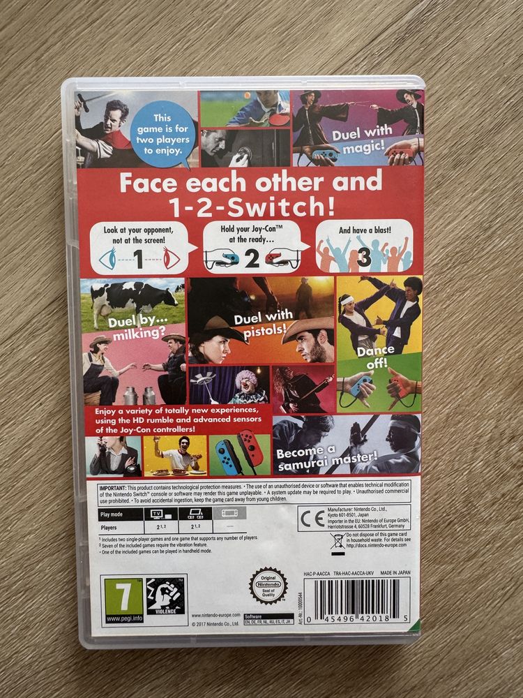 Gra na Nintento Switch: 1-2-Switch 1 2