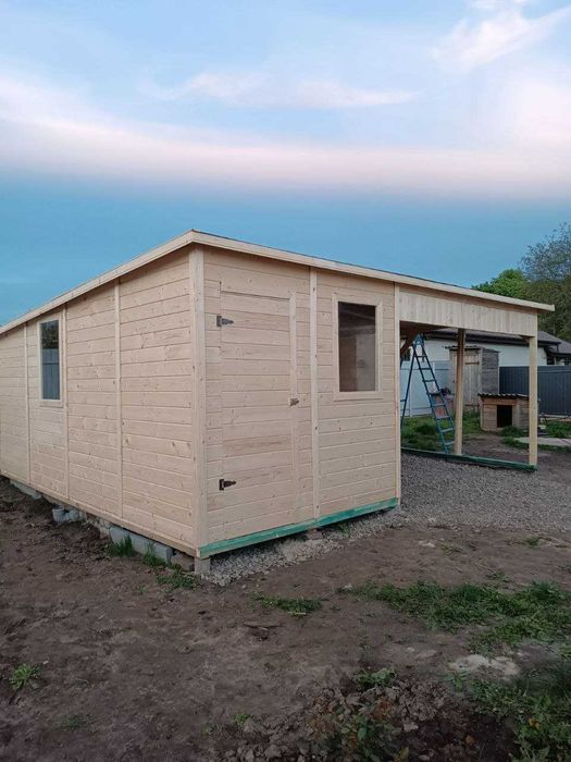 Хозблоки, побутівки, сараї з дерева від Виробника (+ сайт)