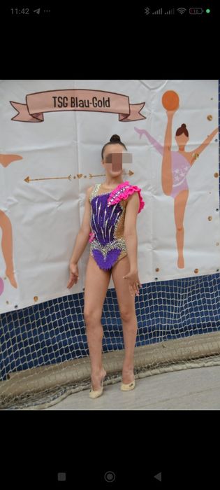 Купальник для художньої гімнастики ,150-160