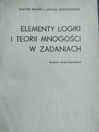 Elementy logiki i teorii mnogości w zadaniach Onyszkiewicz