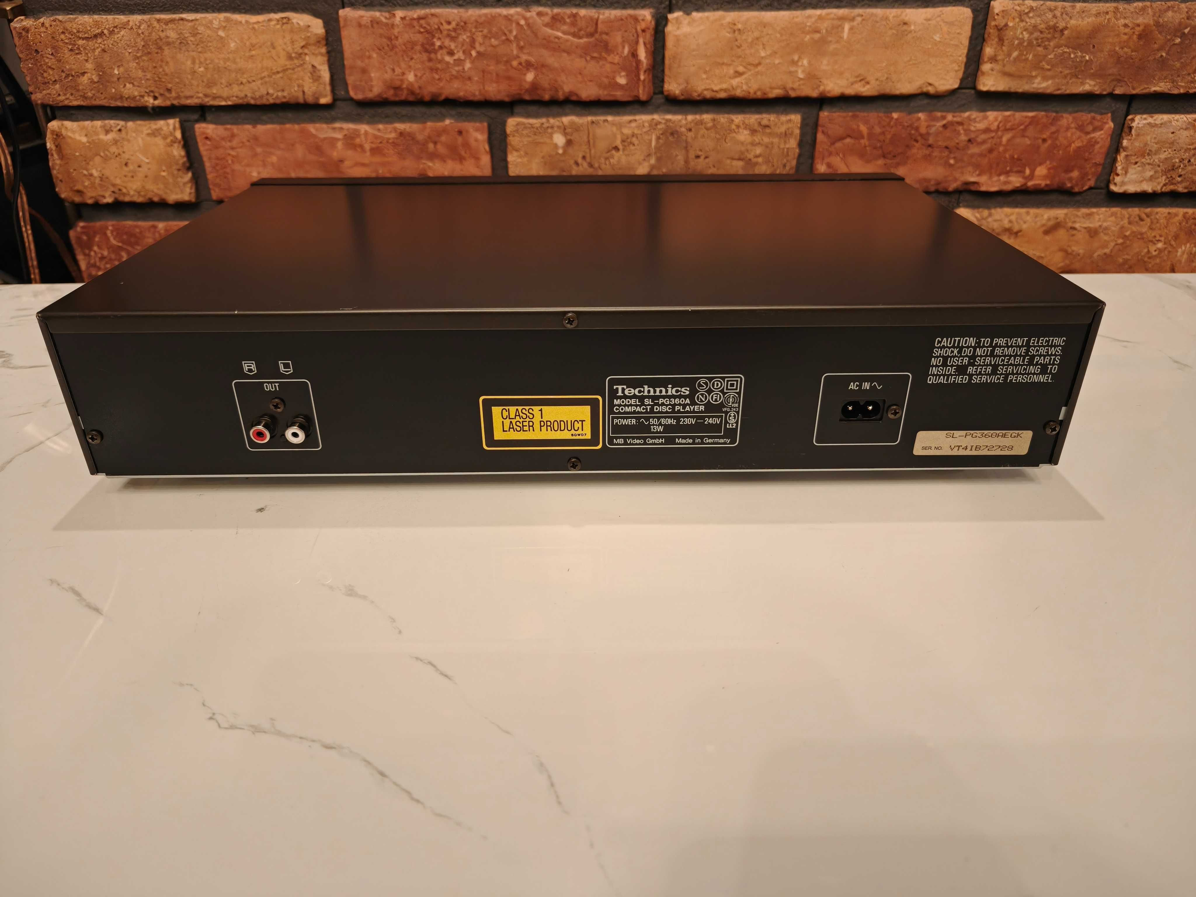 TECHNICS SL PG360A ! PEWEX ! Świetny Odtwarzacz CD