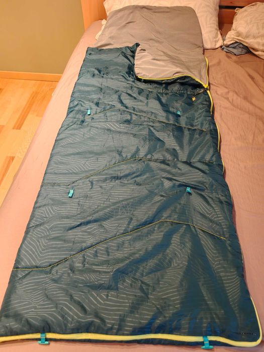 Śpiwór turystyczny dla dzieci Quechua MH 100 10°C, GWARANCJA