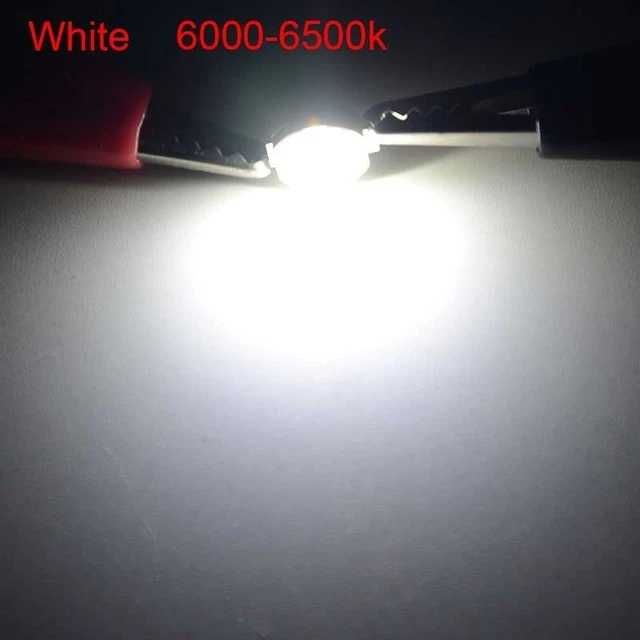 1W / 1Вт светодиоды 300 мА 3,2-3,4 В (свет белый и тёплый белый)_2 шт.