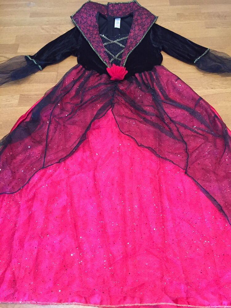 Карнавальное платье Вампирши на Хэллоуин 8-9, 9-13 лет