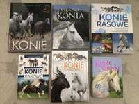 Konie rasowe, konie i kucyki, piękno konia zestaw książek