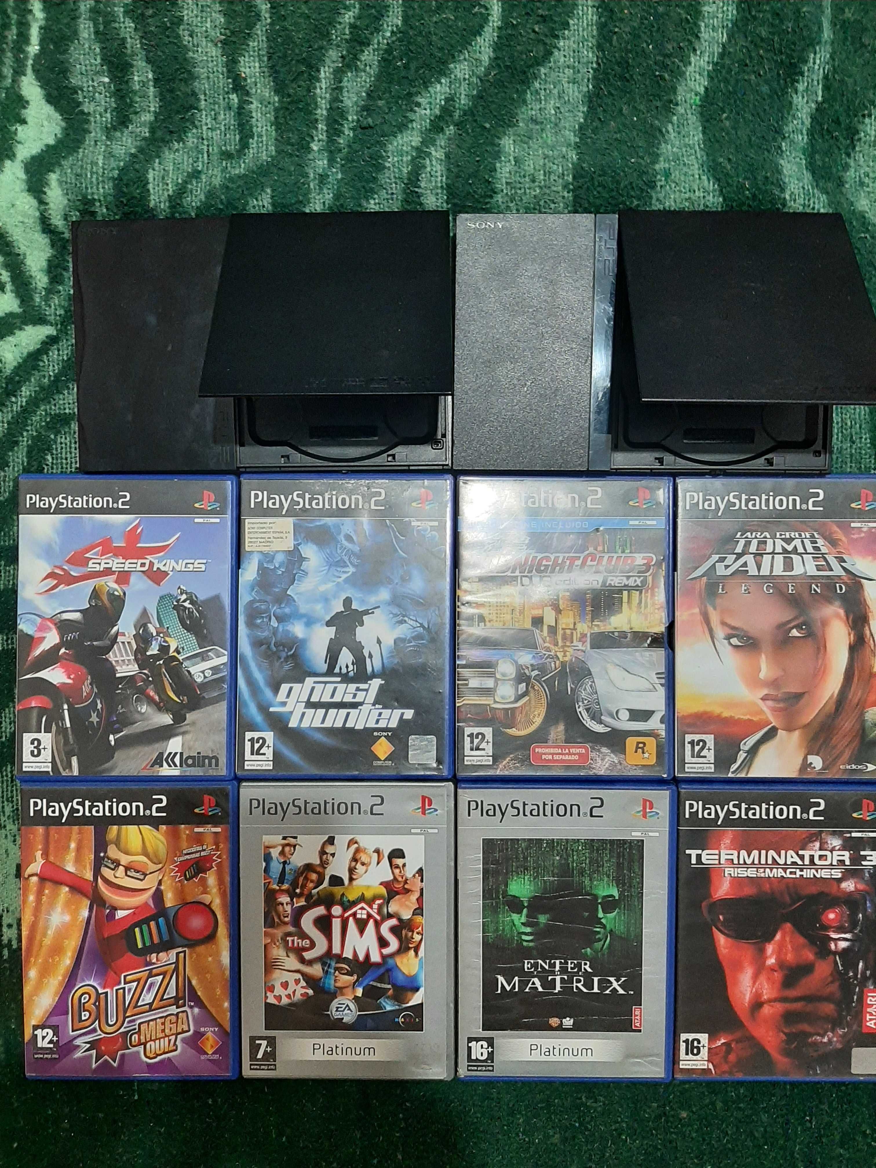 ps2 slim +27 jogos