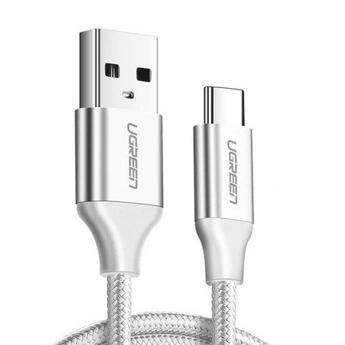 Kabel Ugreen Us288 Usb Do Usb-C, Qc3.0, 1.5M (Biały)