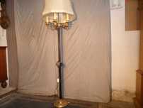 Lampa Stojąca Mosiężne  Okucia  z Danii