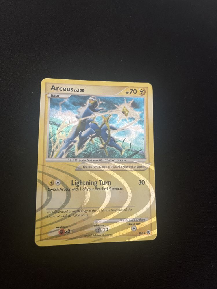 Arceus 2009 AR6 REVERSE HOLO