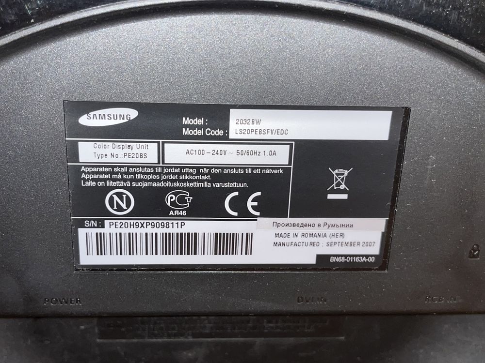 Samsung monitor