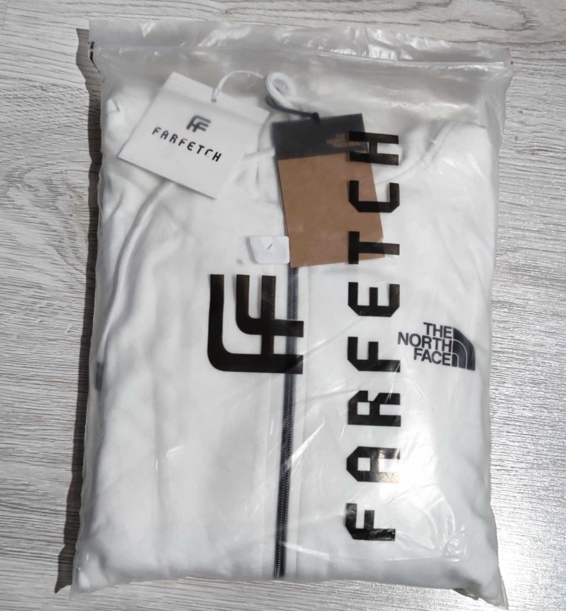 Nowy dres męski premium The North Face XL biało czarny