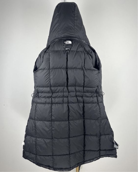The North Face TNF 550 Женский Черный Длинный Пуховик Куртка Оригинал