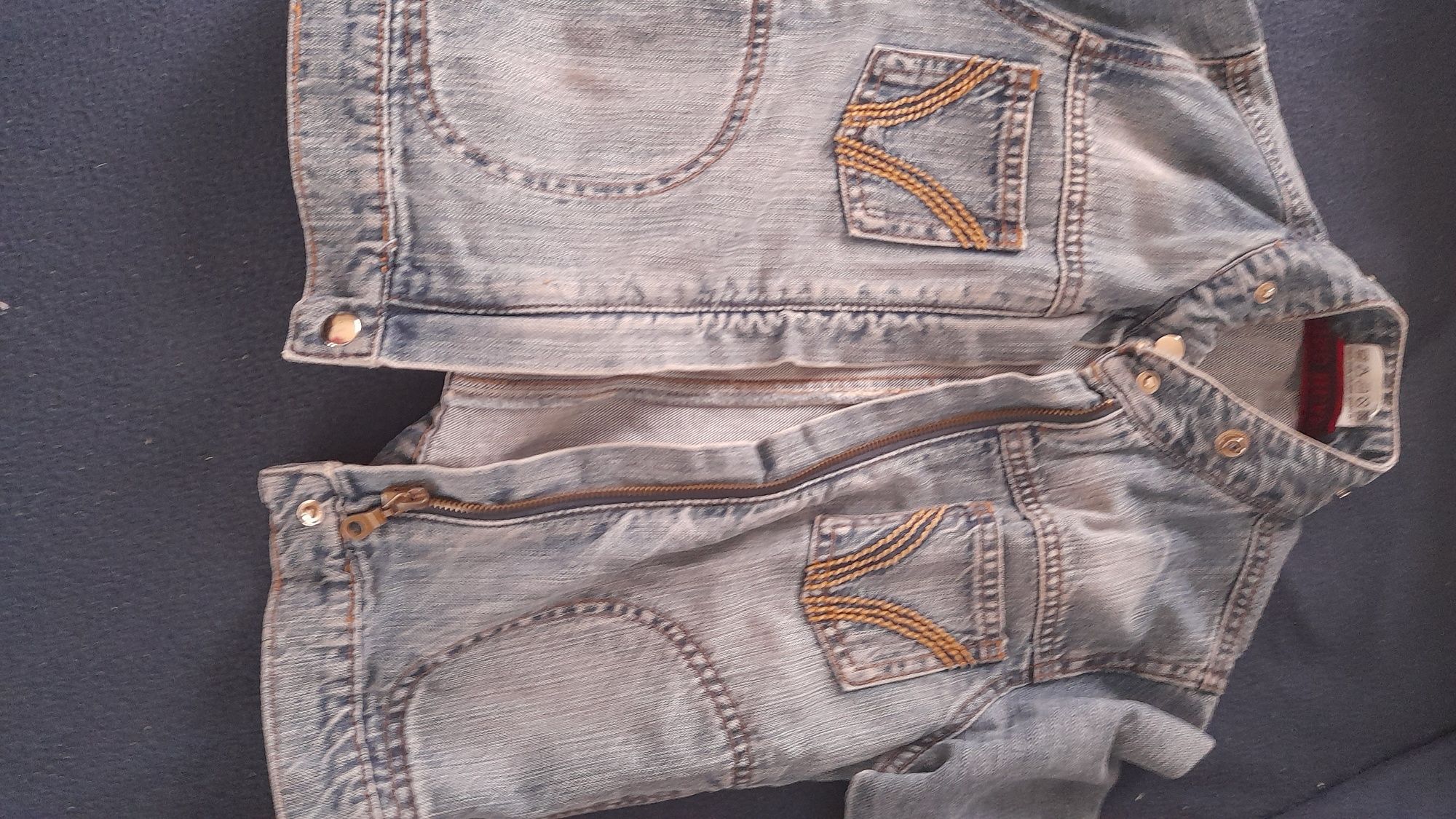 Kurtka jeans  rozm 134