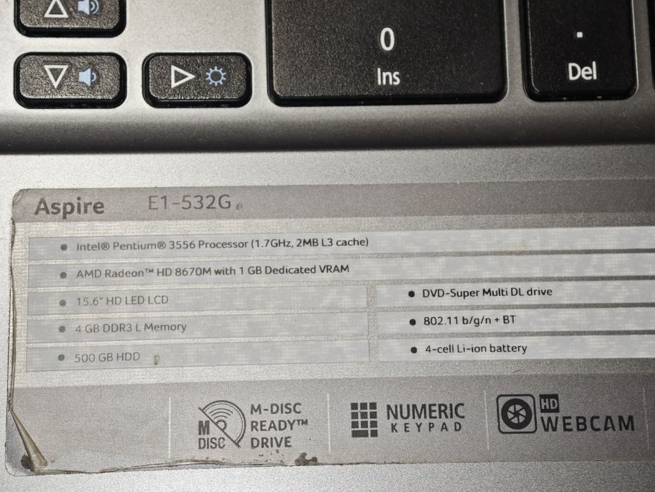 Ноутбук Acer Aspire E1 532G