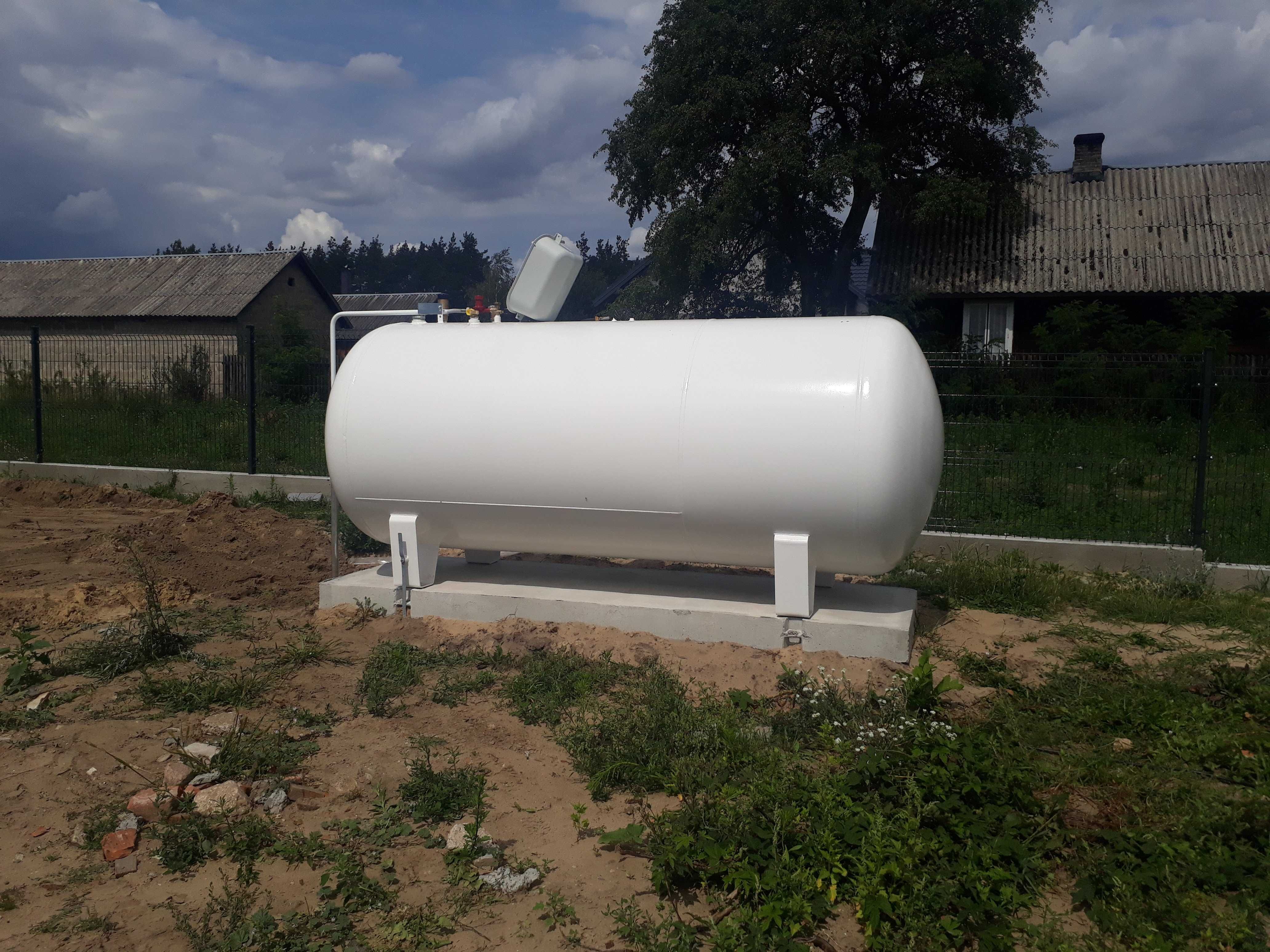 Zbiornik na gaz płynny LPG 2700L / 3600L / 4850L / 6400L naziemny