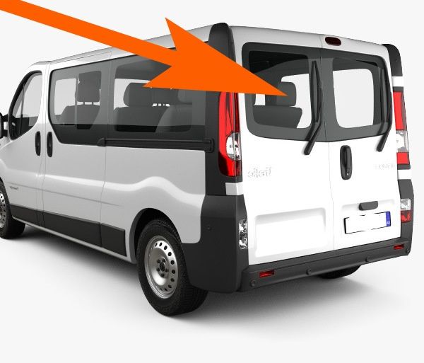Заднее стекло левая распашонка Renault Trafic Трафик Vivaro Виваро
