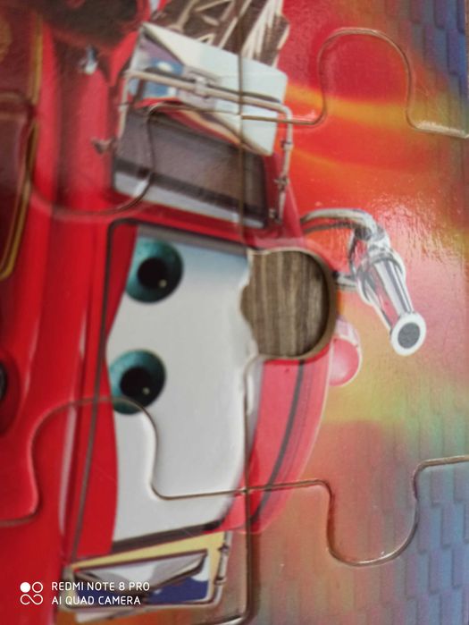 Zestaw 4 szt. drewnianych puzzli dla chłopca