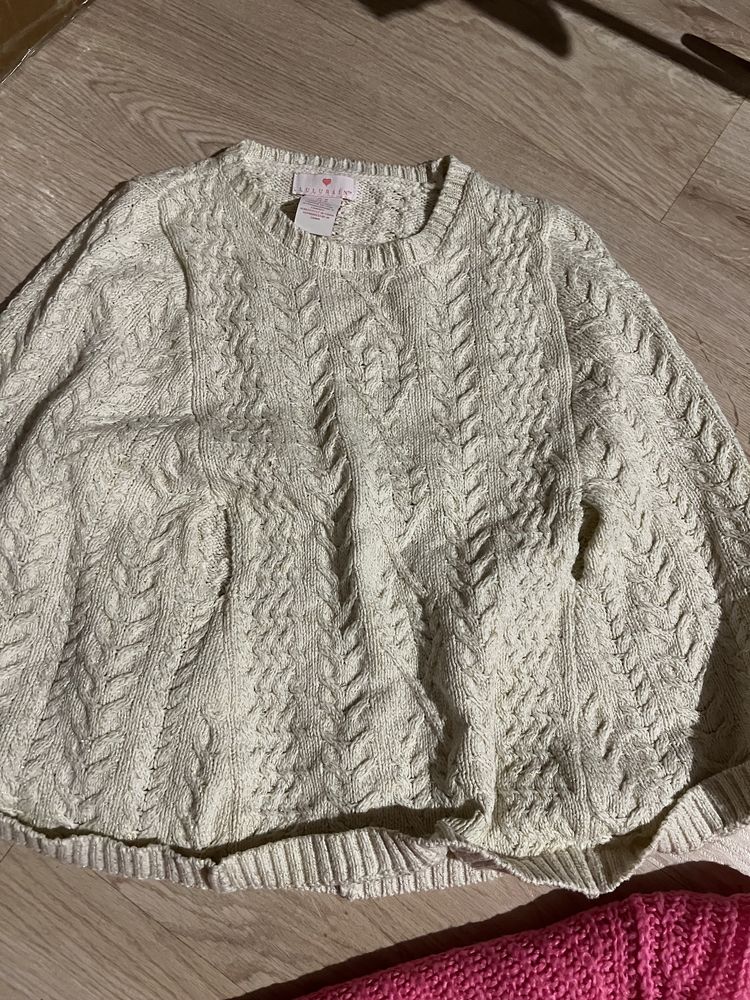 Swetry dla dziewczynki 3szt 140