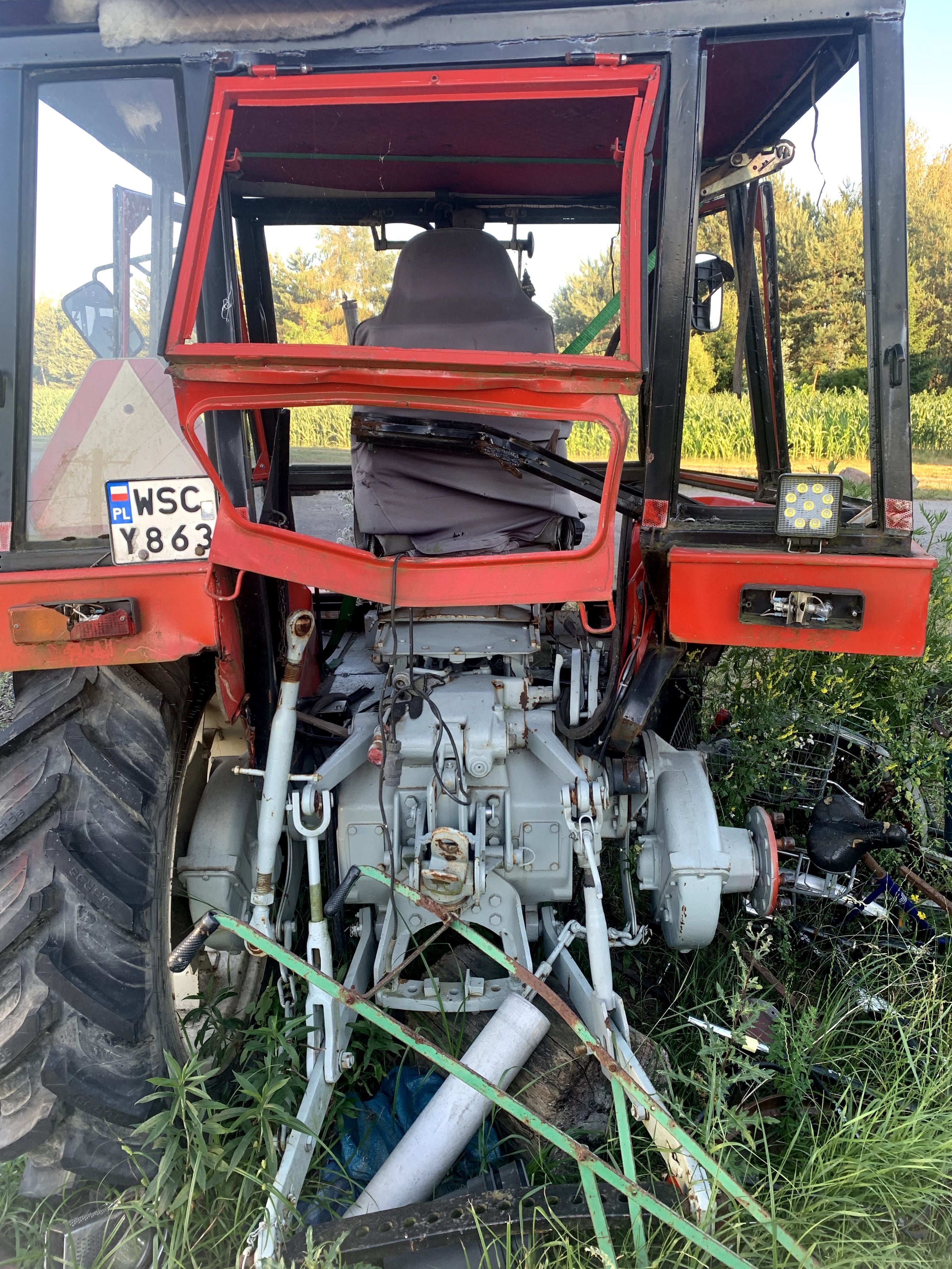 Zetor 6718 – uszkodzony, do naprawy – silnik sprawny