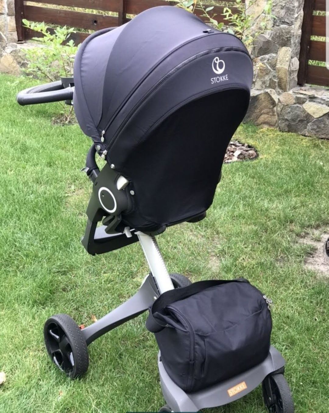 Візок Stokke Xplory v5  2 в 1 чорний, Стокки 5