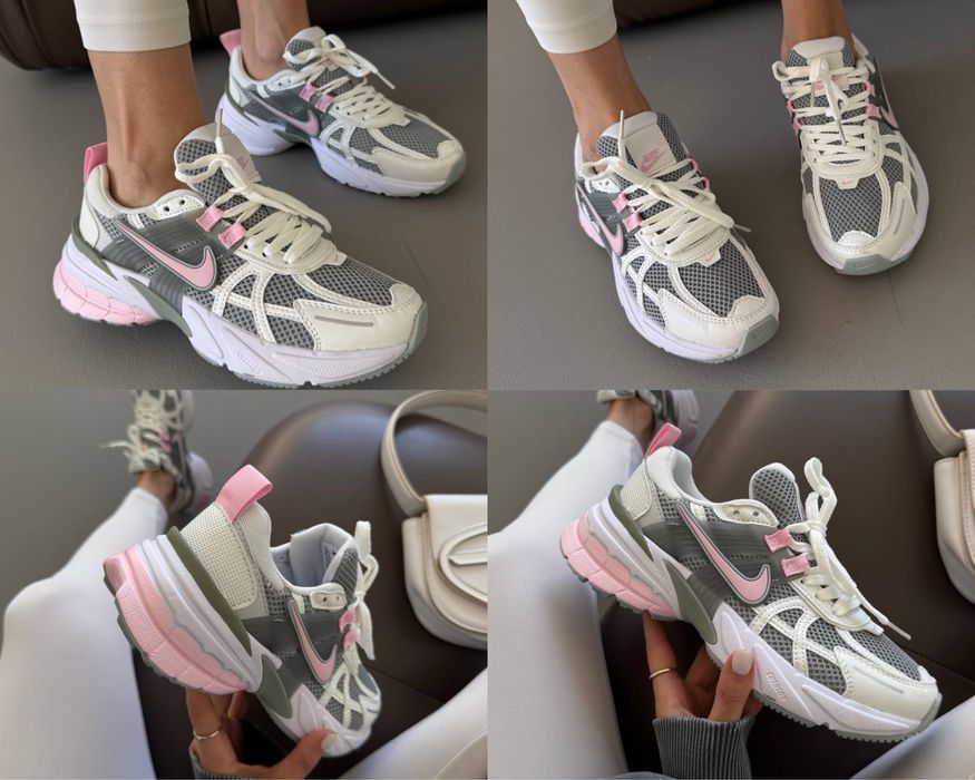 БЕЗ ПЕРЕДОПЛАТ‼️ Жіночі кросівки Nike v2k Runtekk PINK FOAM найк в2к