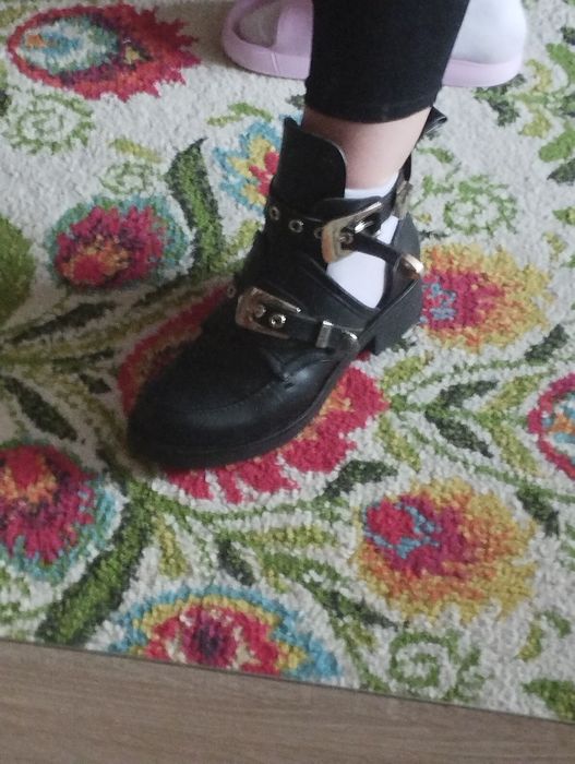 Rockowe botki sztyblety