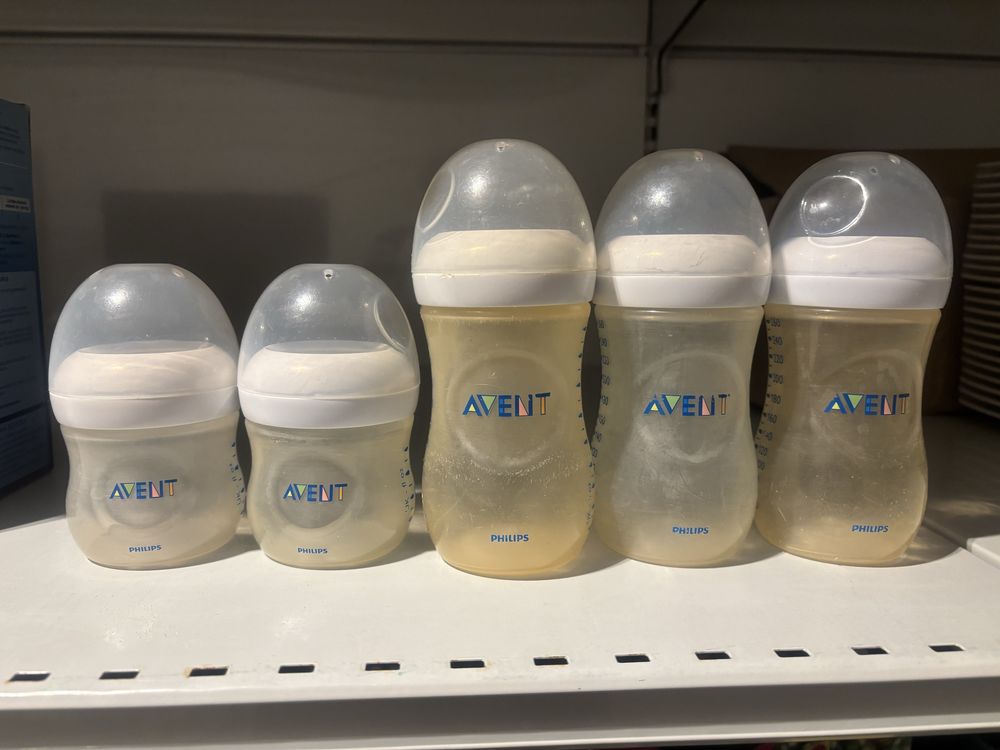 5 butelek Philips Avent 2x 125ml 3x 260ml