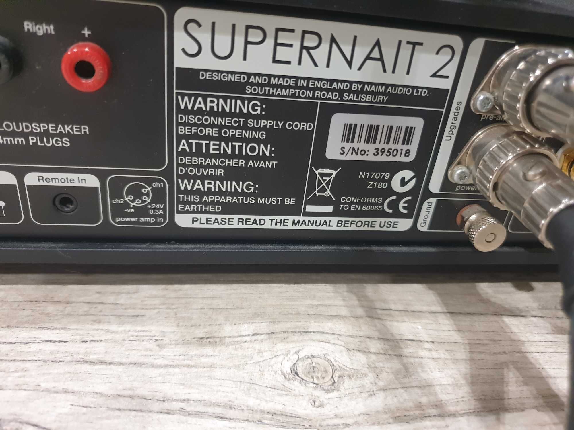 Naim Supernait 2  wzmacniacz zintegrowany