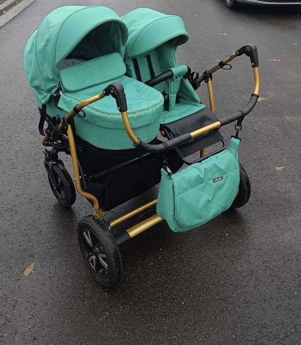 Wózek bliźniaczy Mikado 2w1