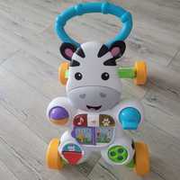 Zebra Fisher Price pchacz chodzik interaktywny