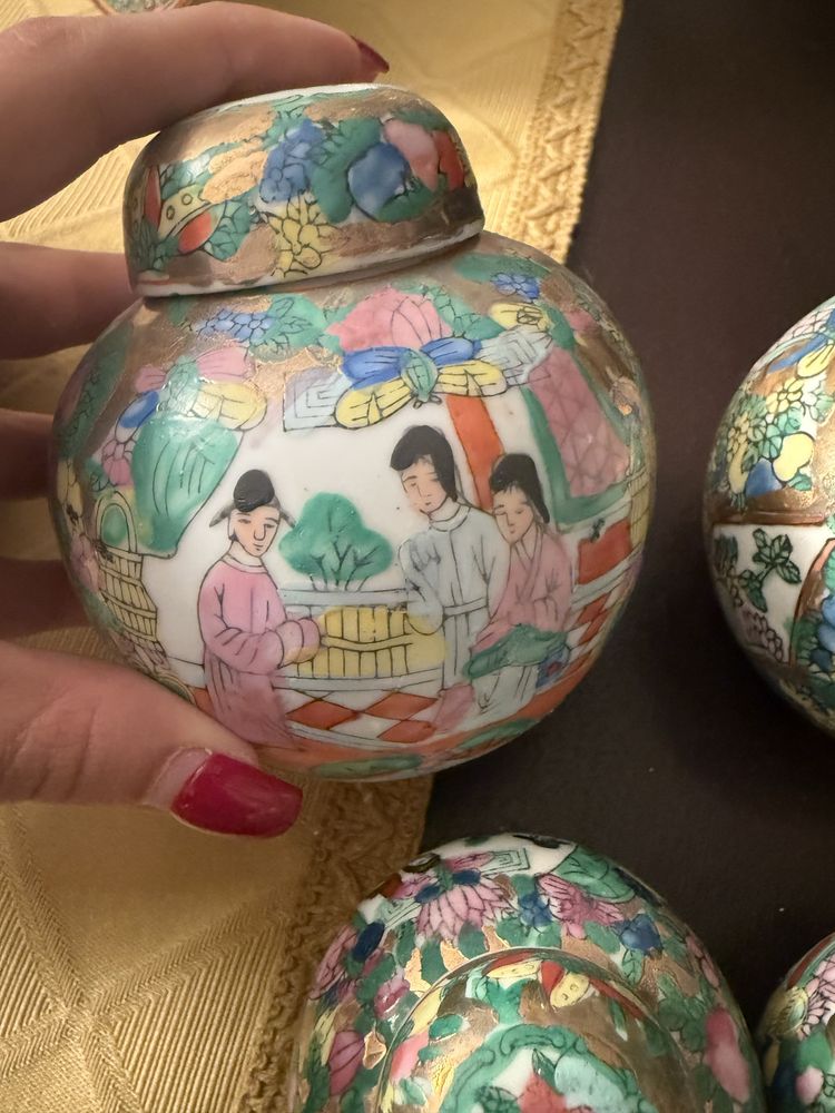 Conjunto de potes chineses