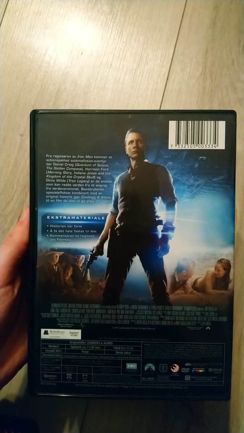 Film DVD Cowboys vs Aliens po angielsku